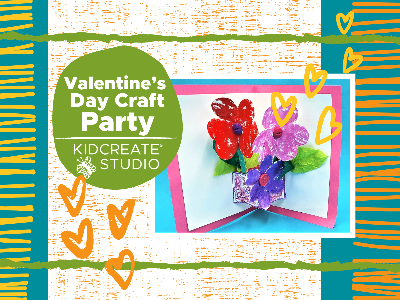 Valentine’s Card Making with Kidcreate Studio (18 months-6 years)