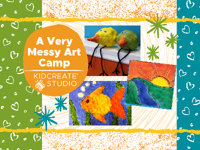 Kidcreate Studio - Mansfield. A Very Messy Weekly Class (4-9 Years)