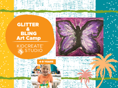 Glitter & Bling Art Camp (4-9 Years)